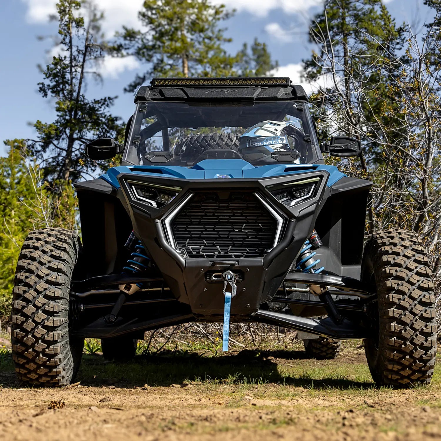 Pro Series 6,000 LB Winch Kit with Synthetic Rope for RZR SxS